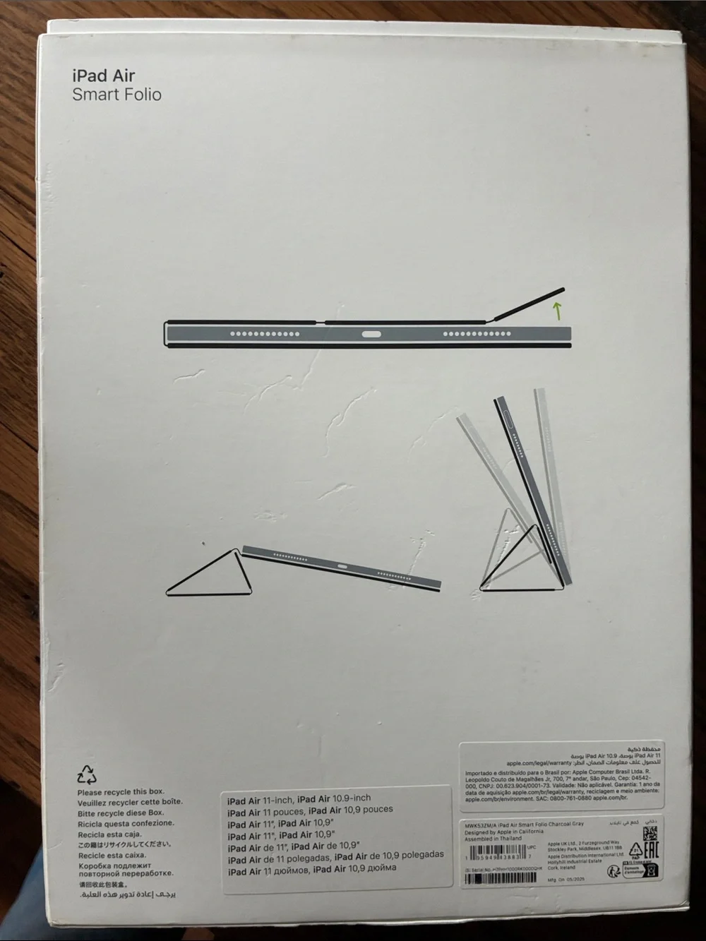 Apple iPad Air Smart Folio Case - Charcoal Gray